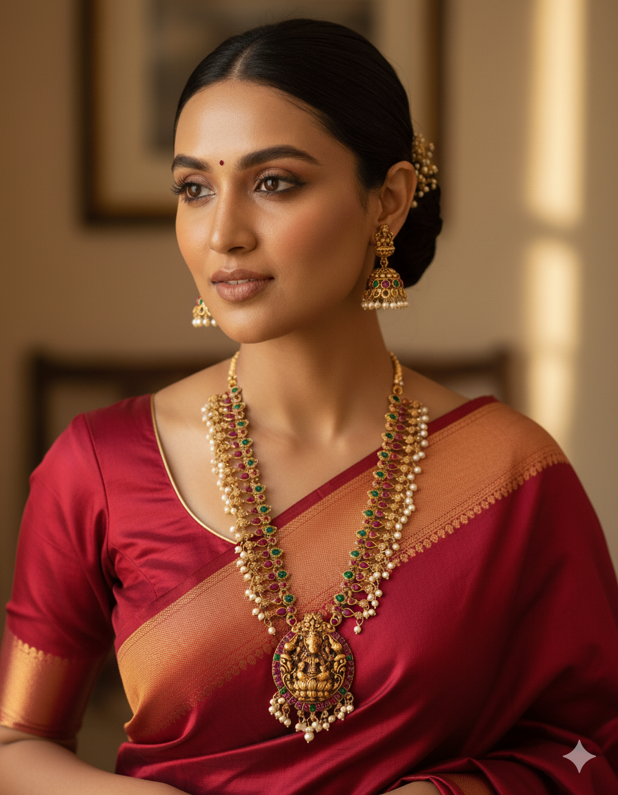 Traditional Gold Necklace Set