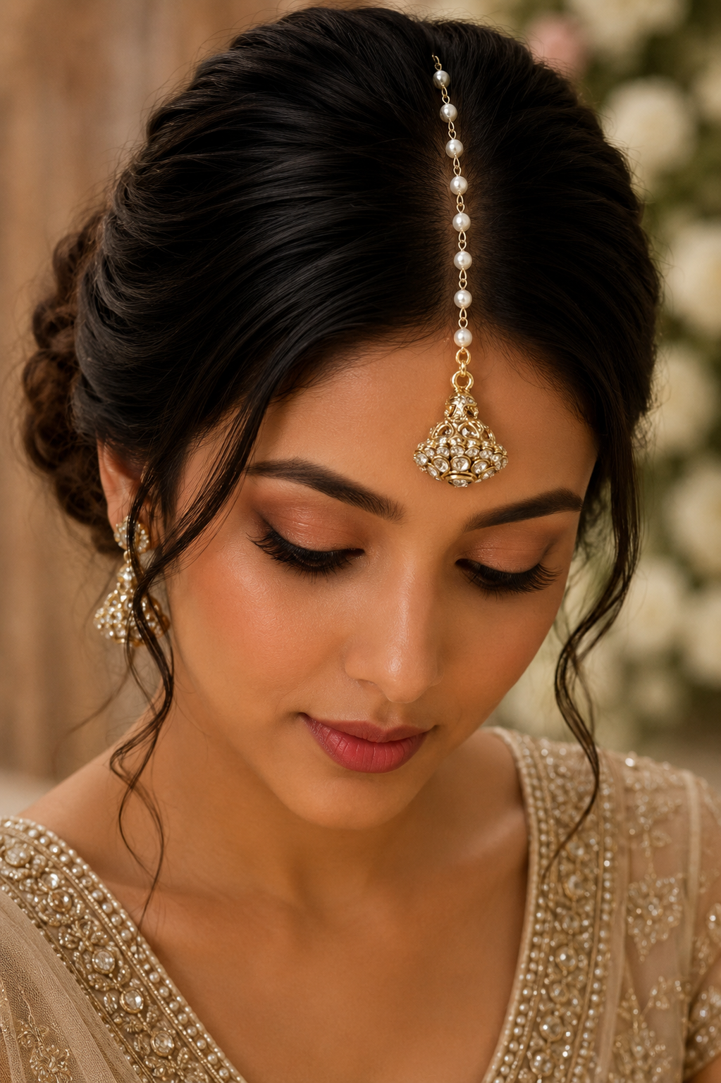 Elegant Pearl mangtika