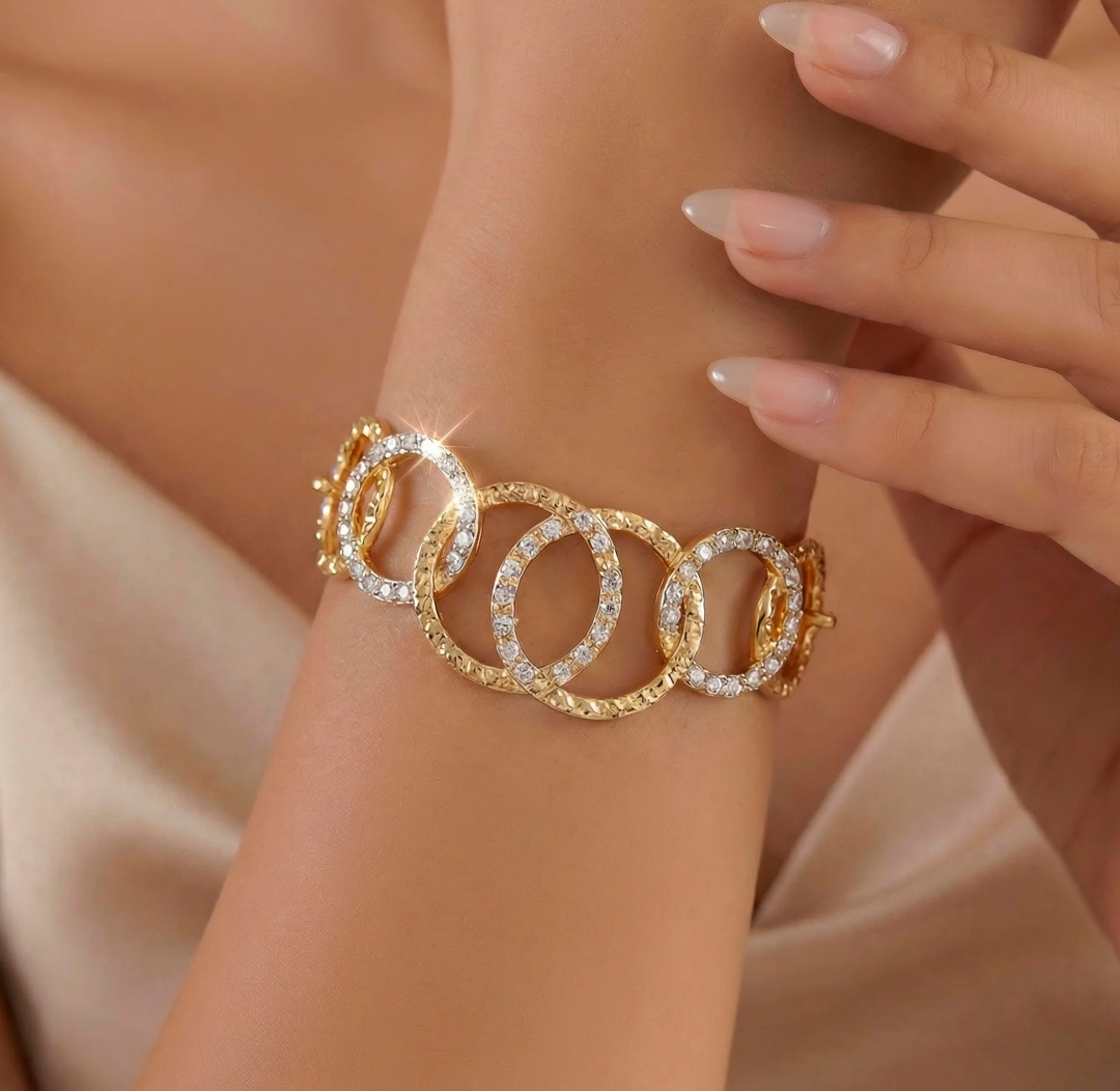 Elegant Gold-Plated Bracelet