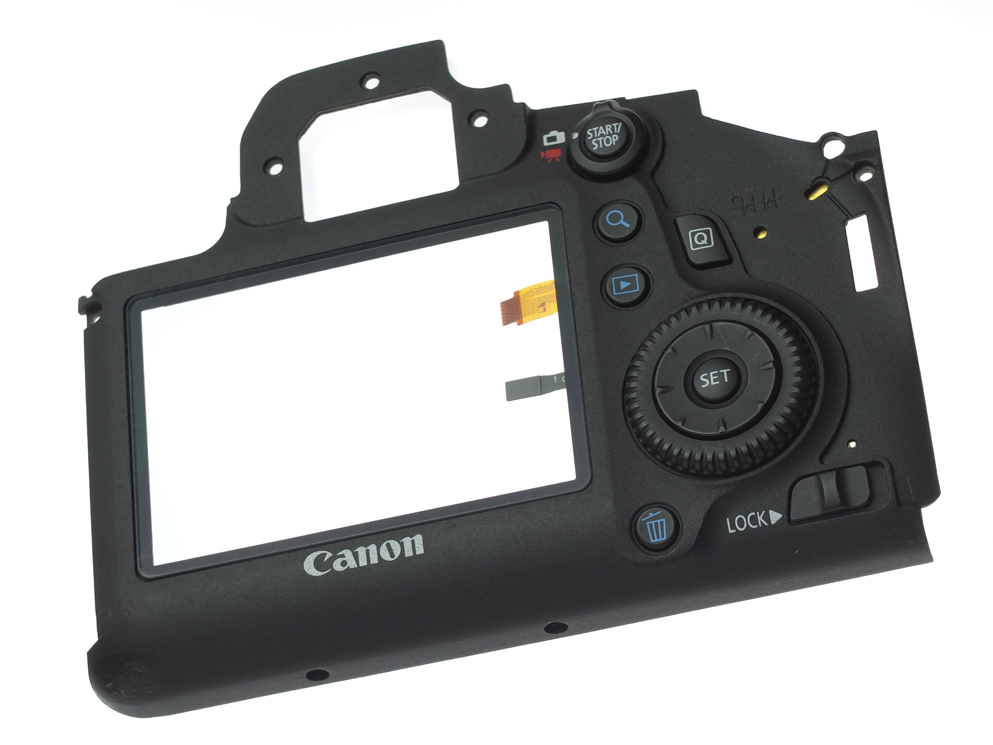 Original Canon 6D Rear Cover Back Housing + Menu Key Button Ribbon Cable CY3-1685-010