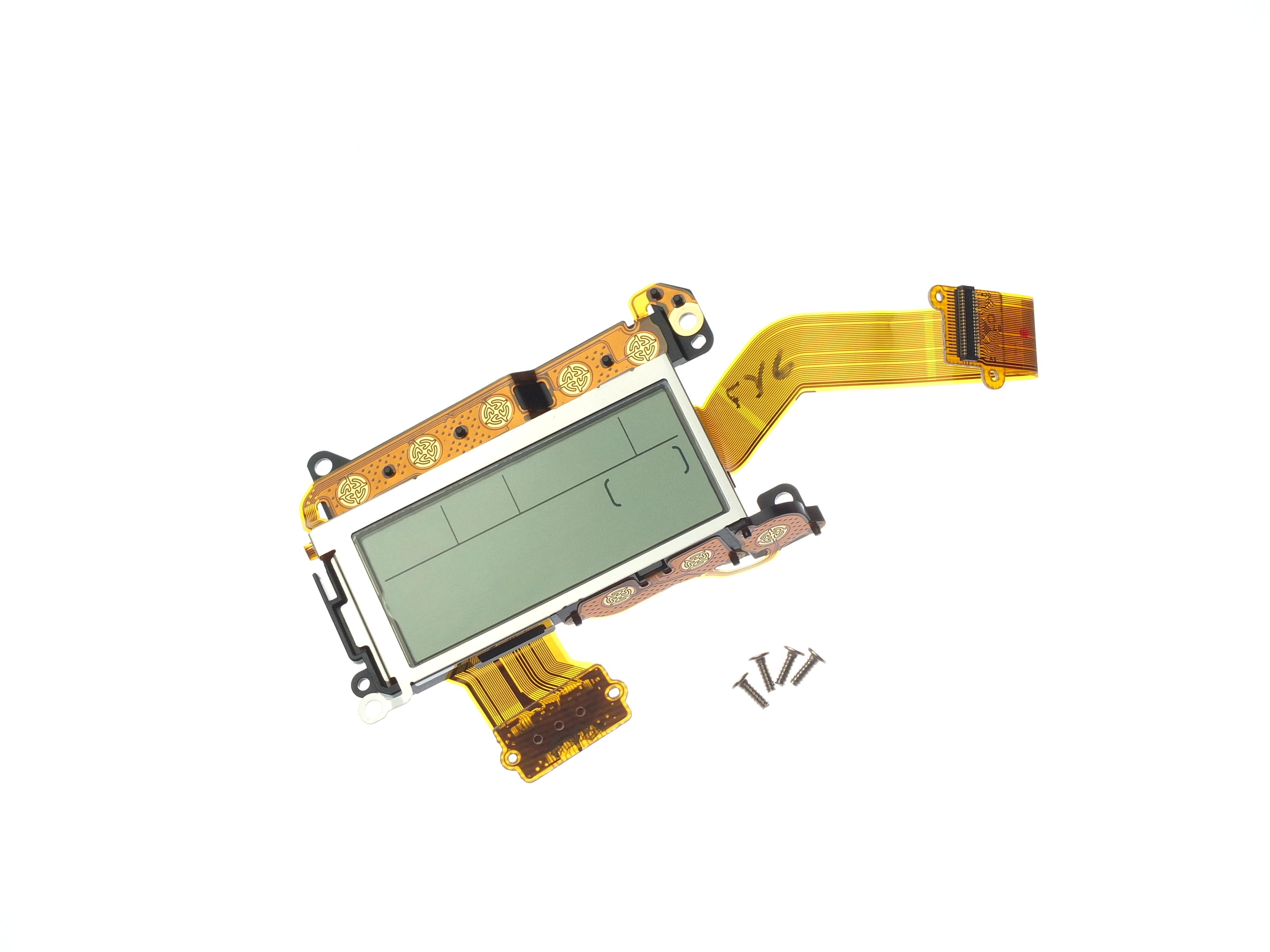 Canon EOS 6D Camera Top LCD Display Screen Contact Unit Genuine Replacement Part