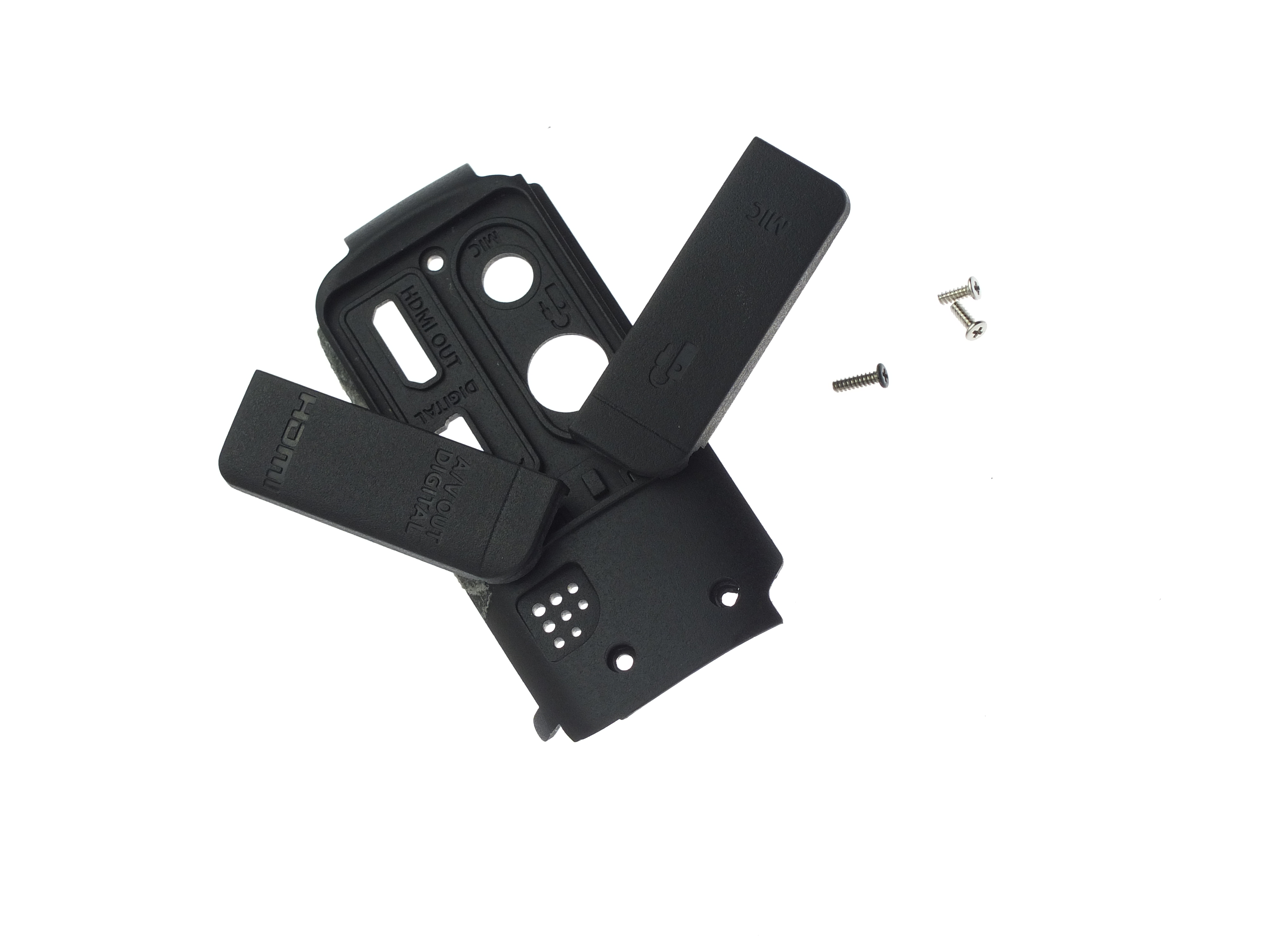 Canon EOS 6D Interface Cover Assembly Repair Part with Rubber CG2-4187