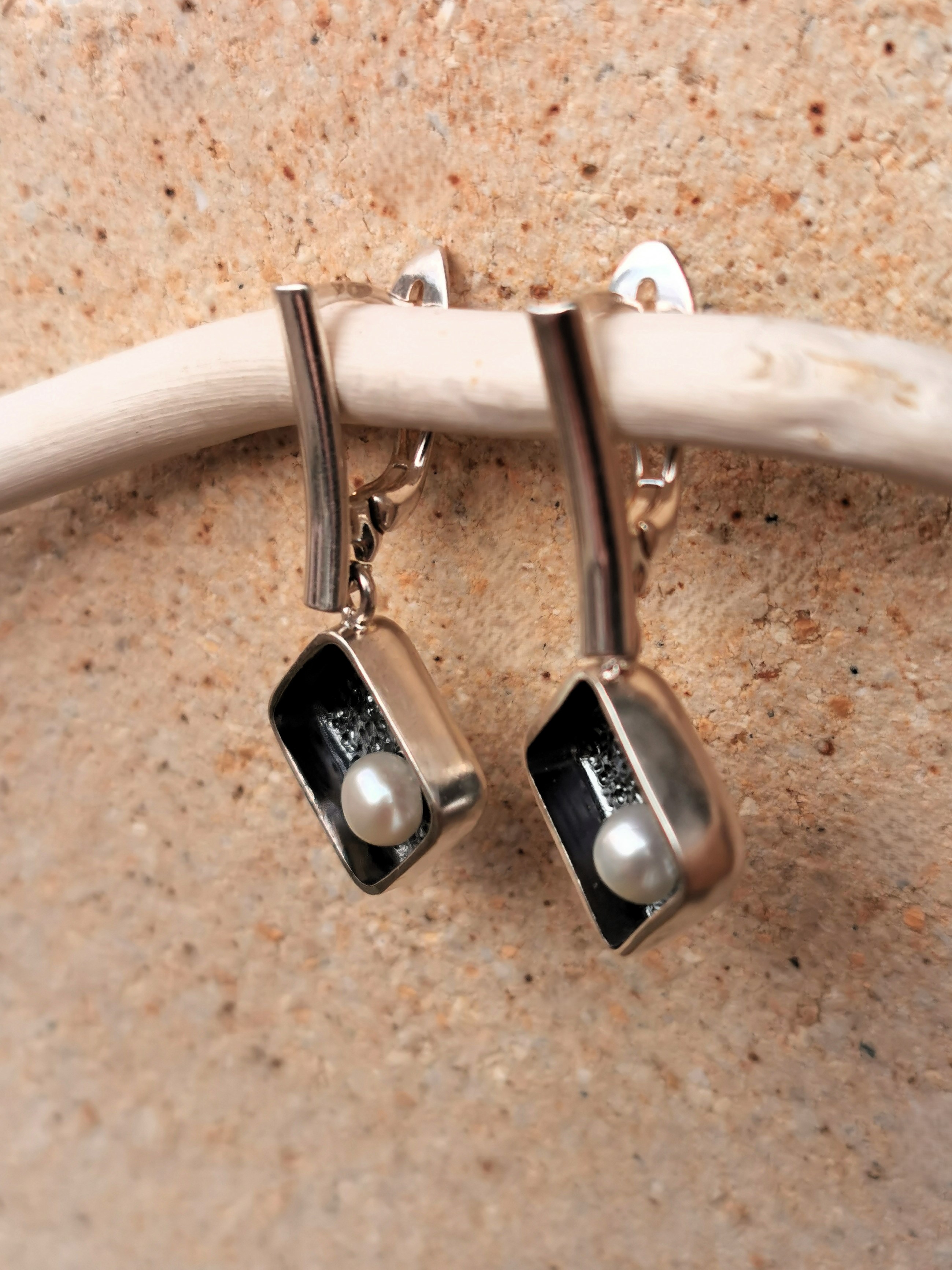 Auskarai "Mėnesiena"