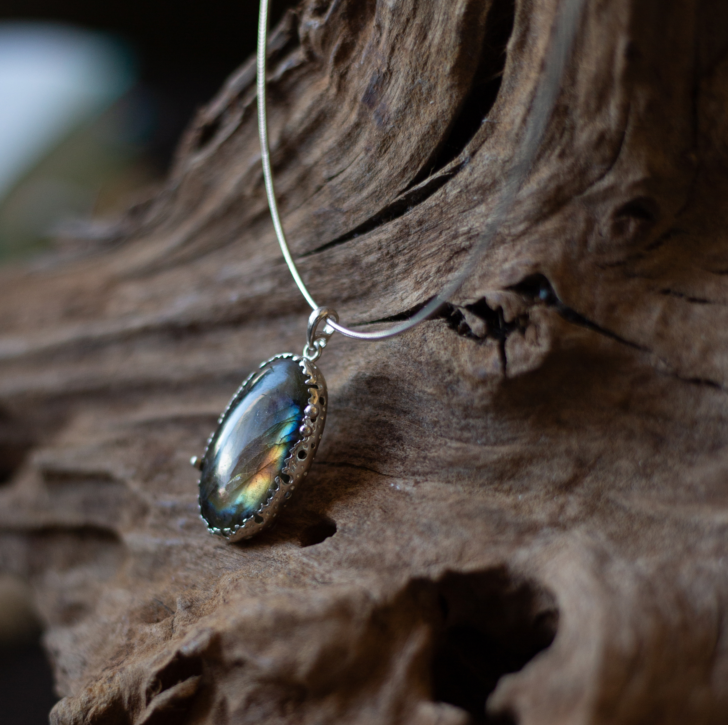 Kaklo papuošalas "Šiaurės pašvaistė"