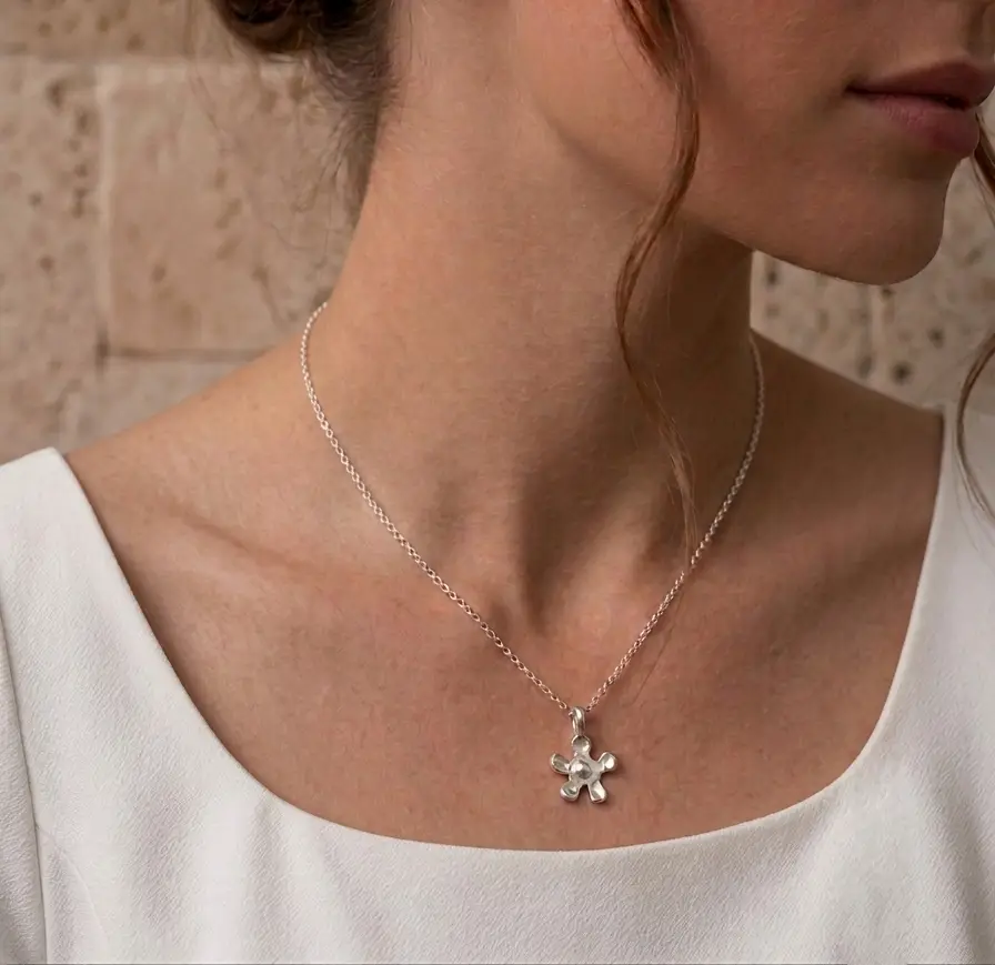 Necklace "Chamomile"