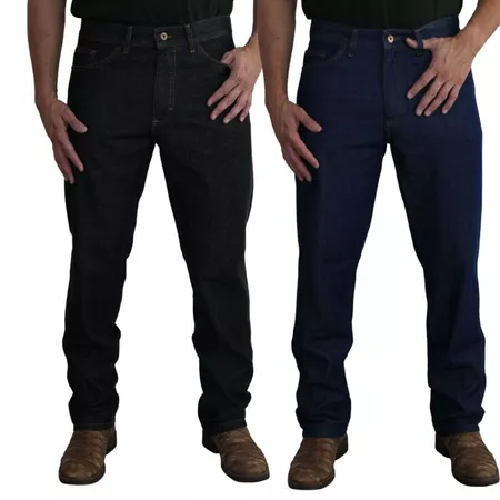 Calça Masculina Jeans Tradicional Promoção Barata para Trabalho Resistente