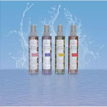 04 Body Splash Bio Instinto Perfume Corporal 130mL Ameixa Bele Rose Morango Vanilha Colônia Feminina