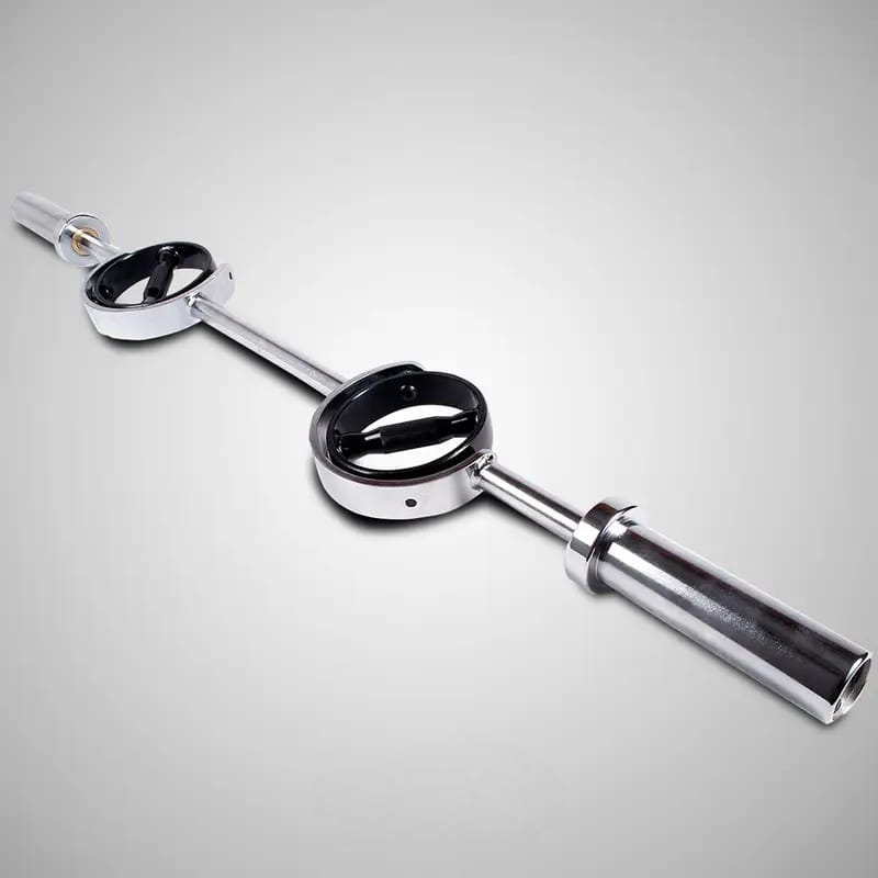 BARRA DE CURL OLÍMPICA CON AGARRADERA