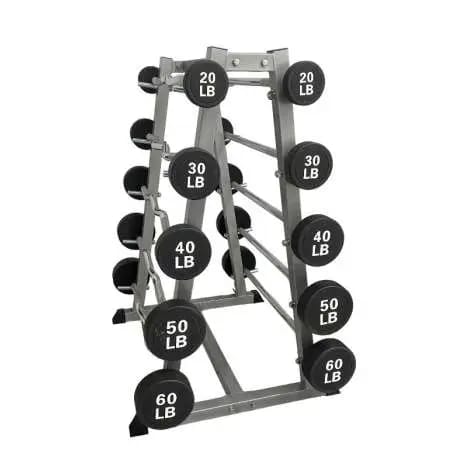 RACK CON 10 BARRAS DE PESO FIJO