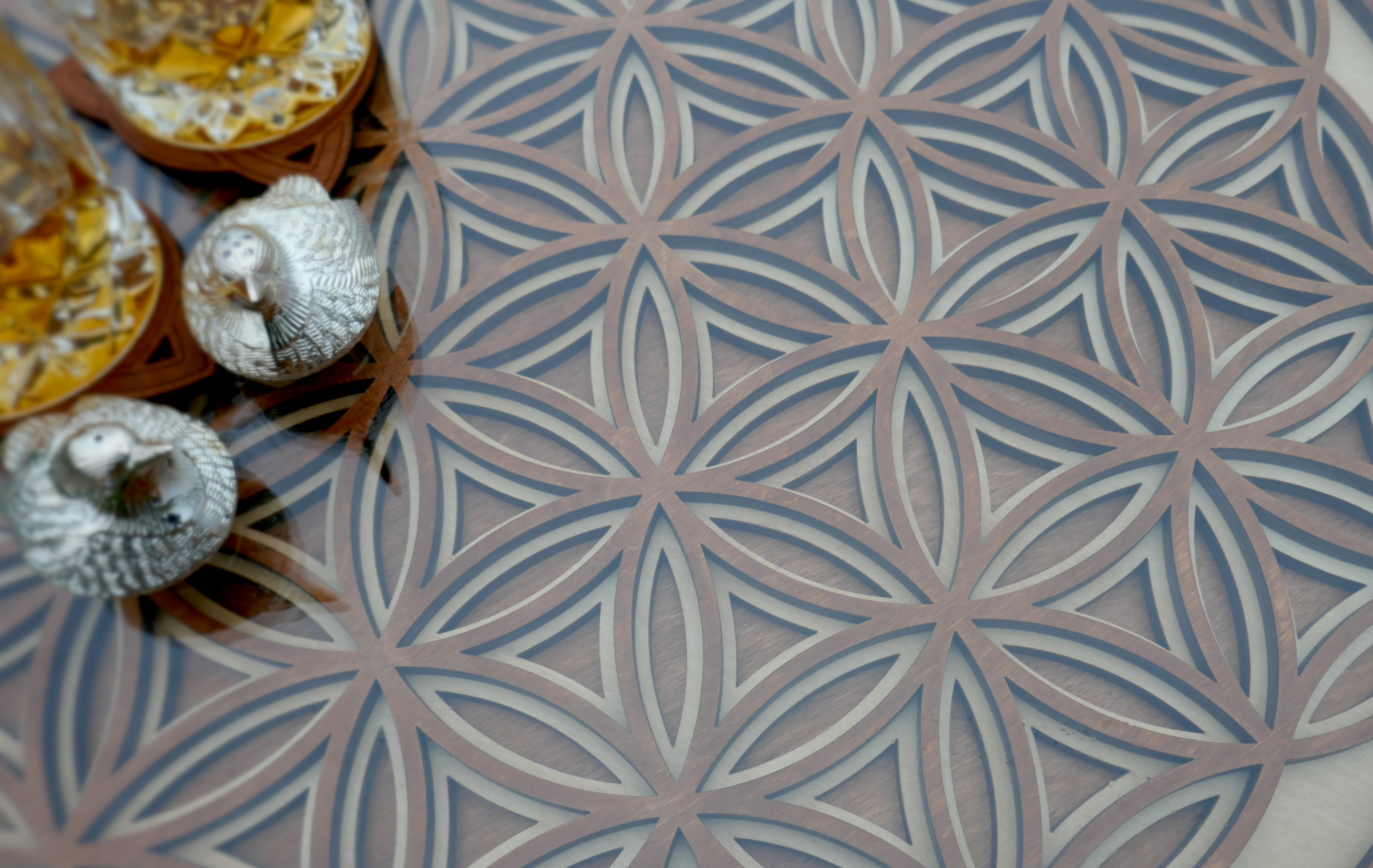 Blume des Lebens | Couchtisch