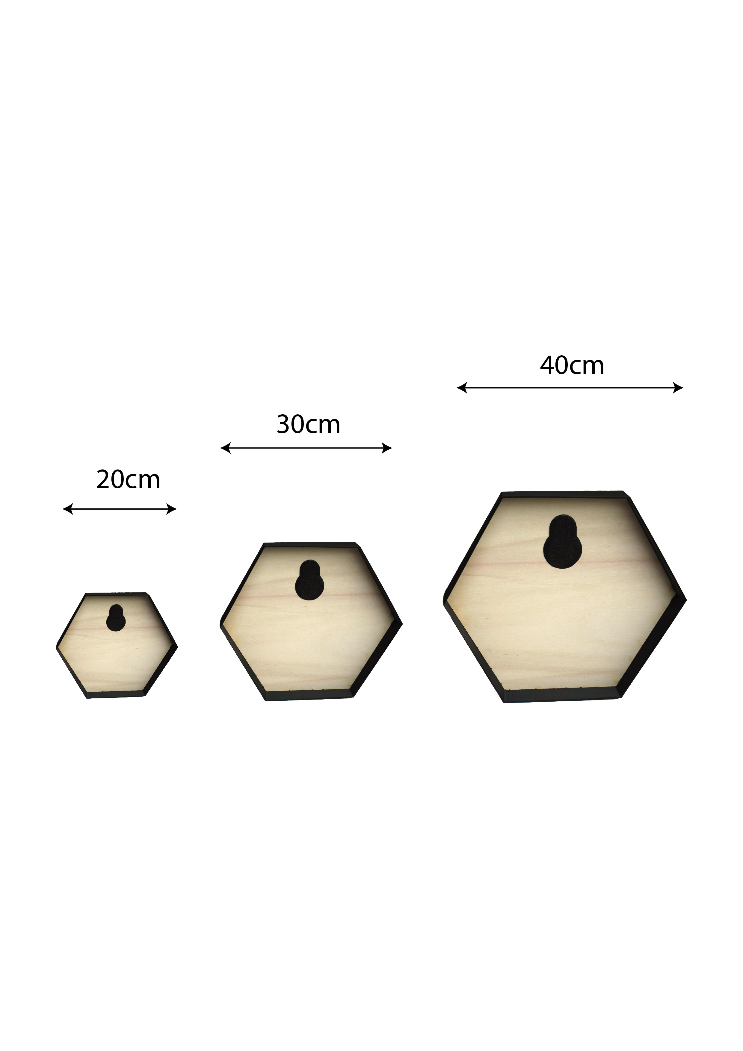 Hexagon Rahmen für Moosbilder