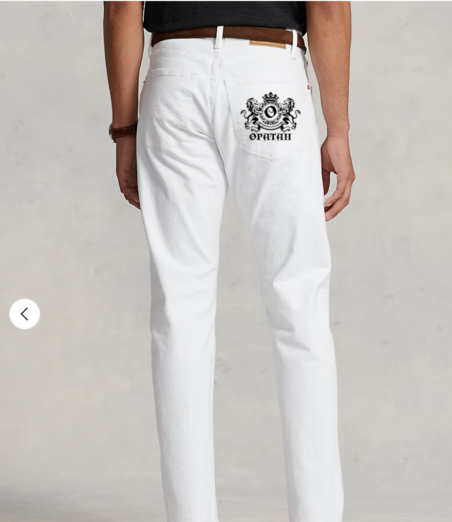 White Comfort Fit Jeans