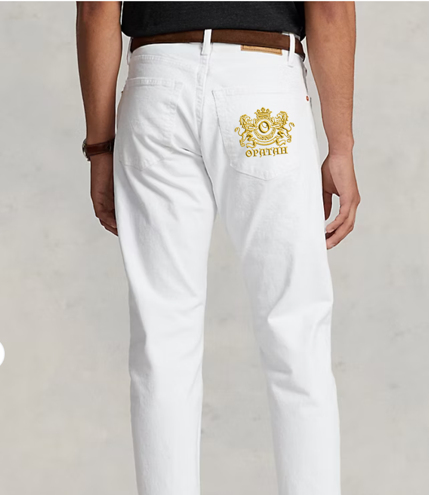 White Comfort Fit Jeans