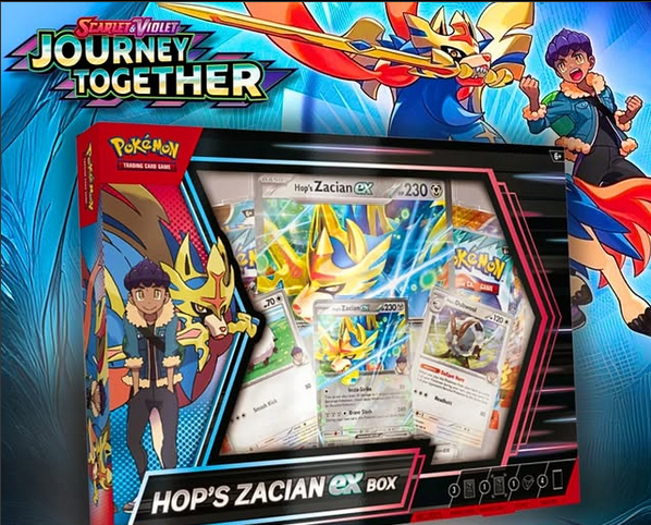 Pokemon Journey Together Hop's Zacian EX Box