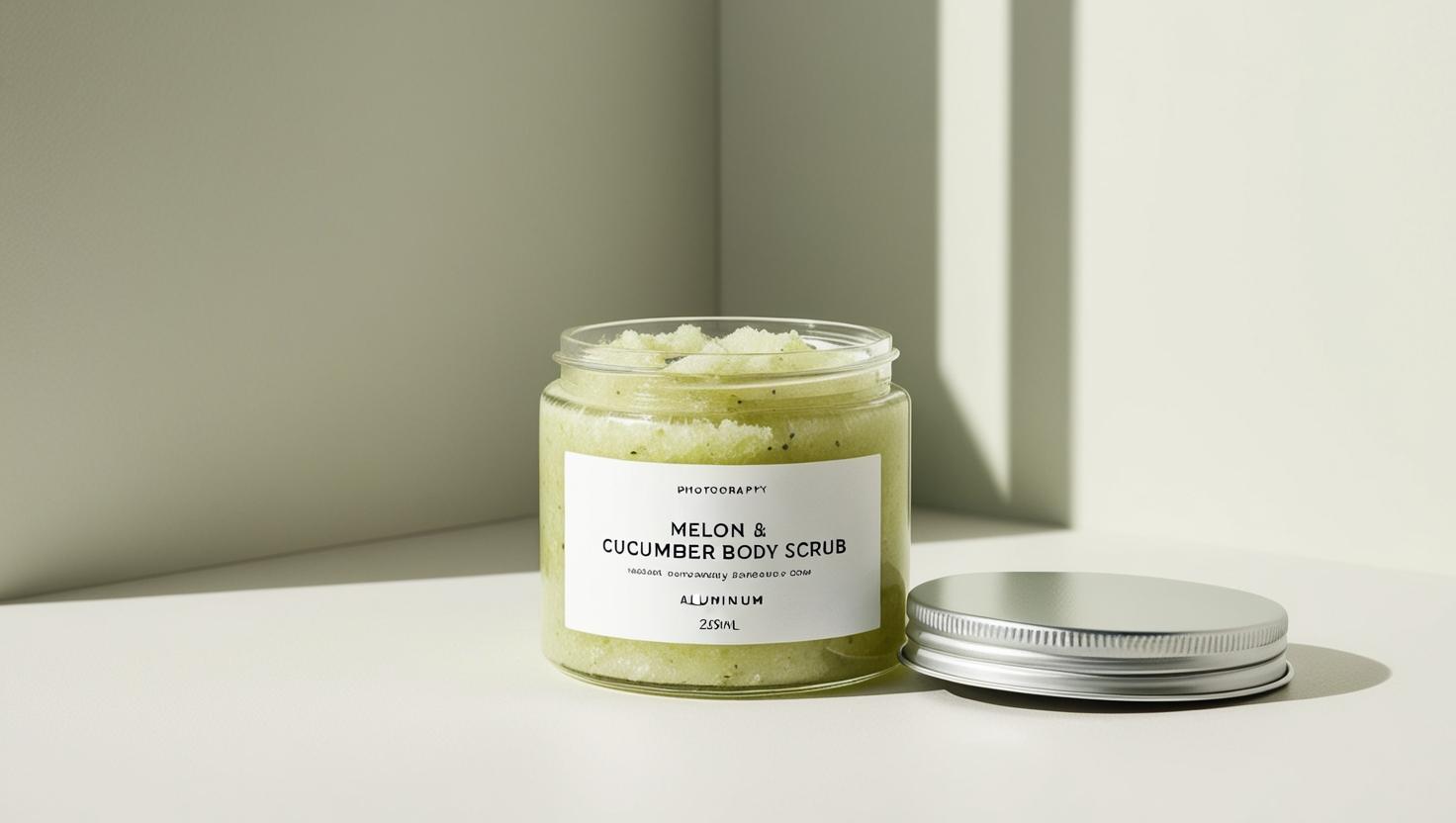 Exfoliante corporal de melón y pepino