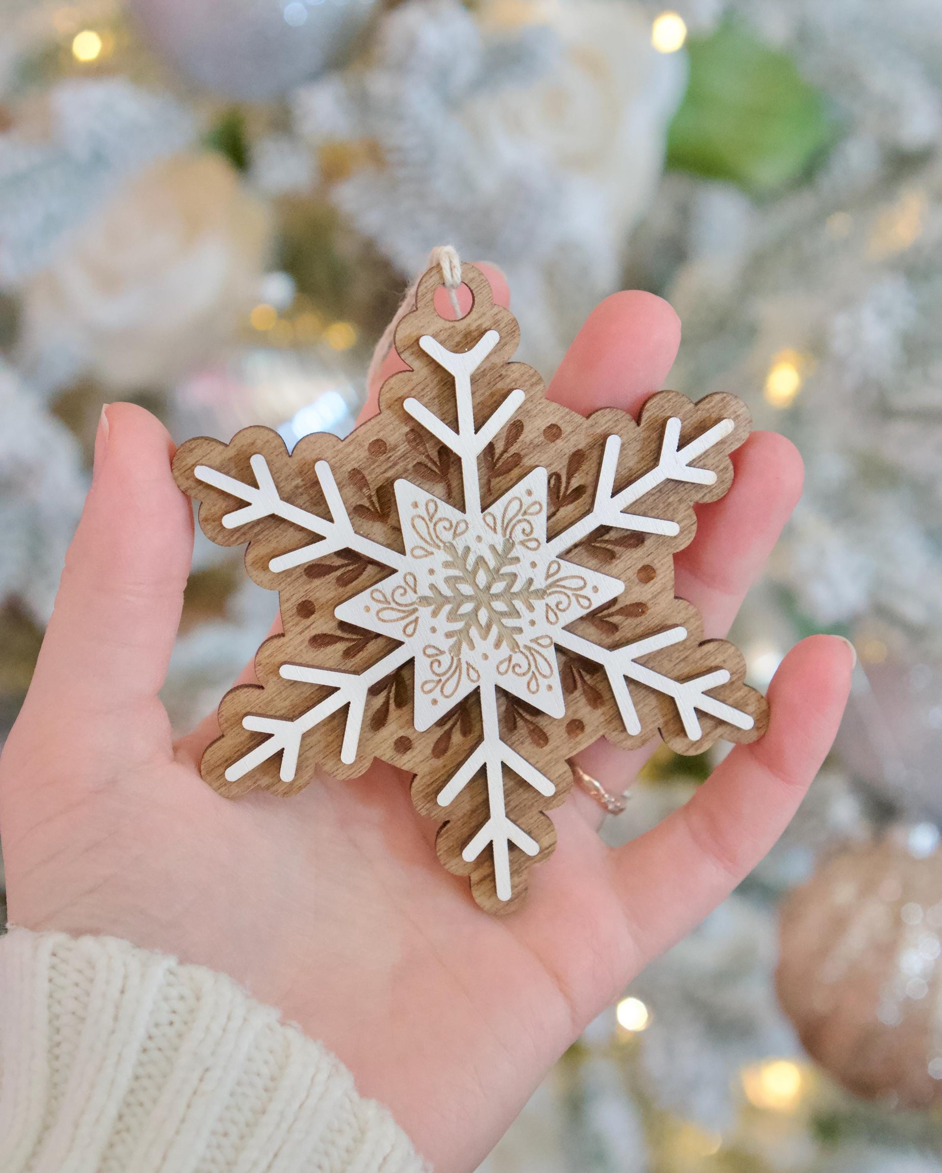 Christmas Snowflake Ornament