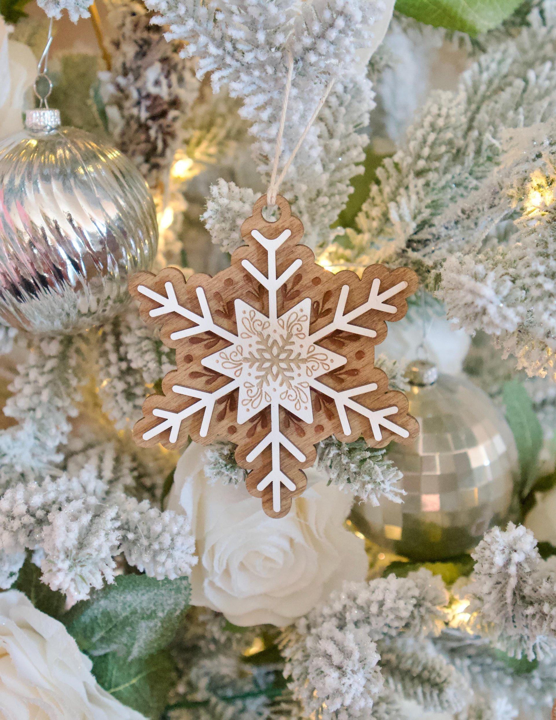 Christmas Snowflake Ornament