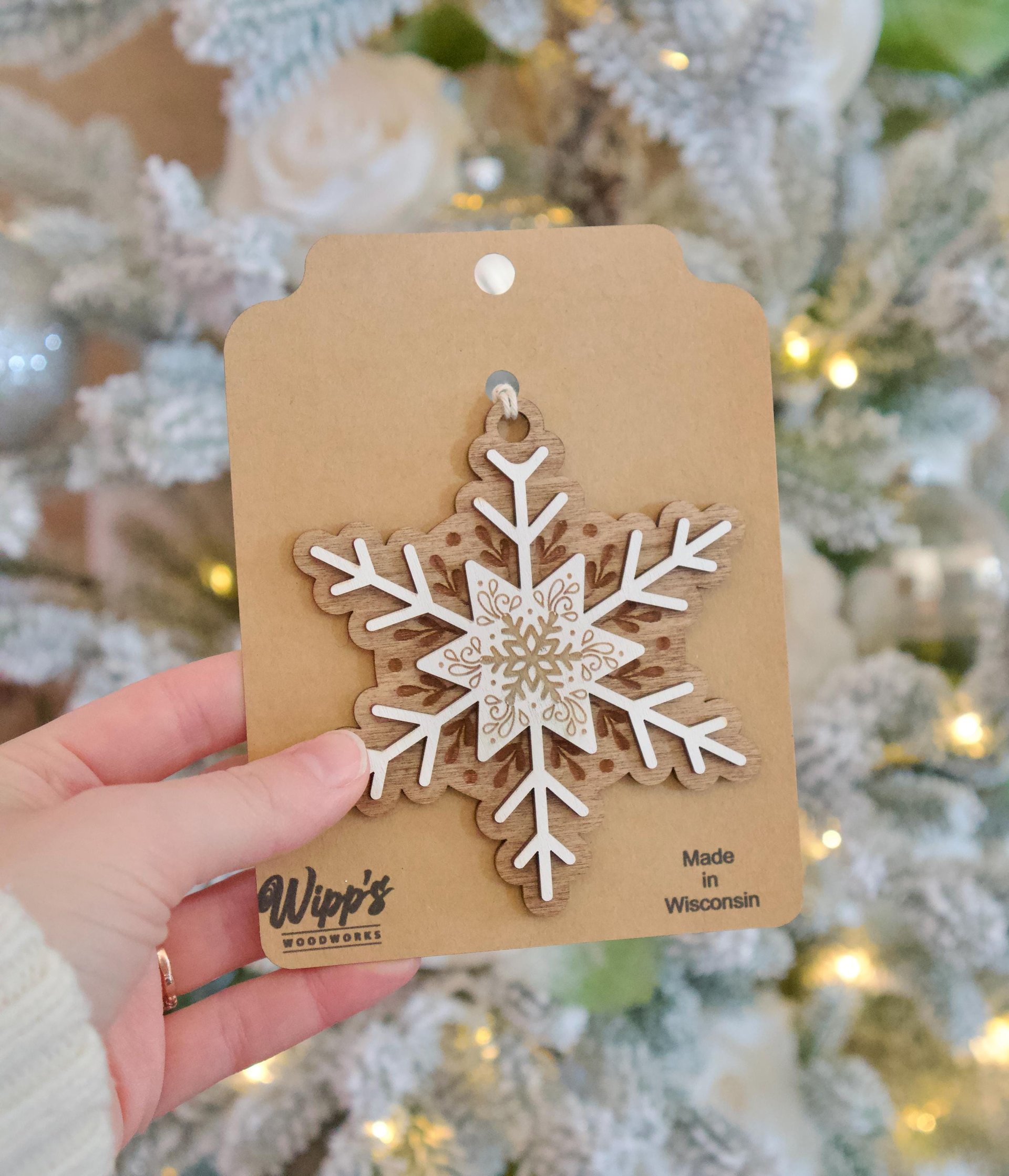 Christmas Snowflake Ornament