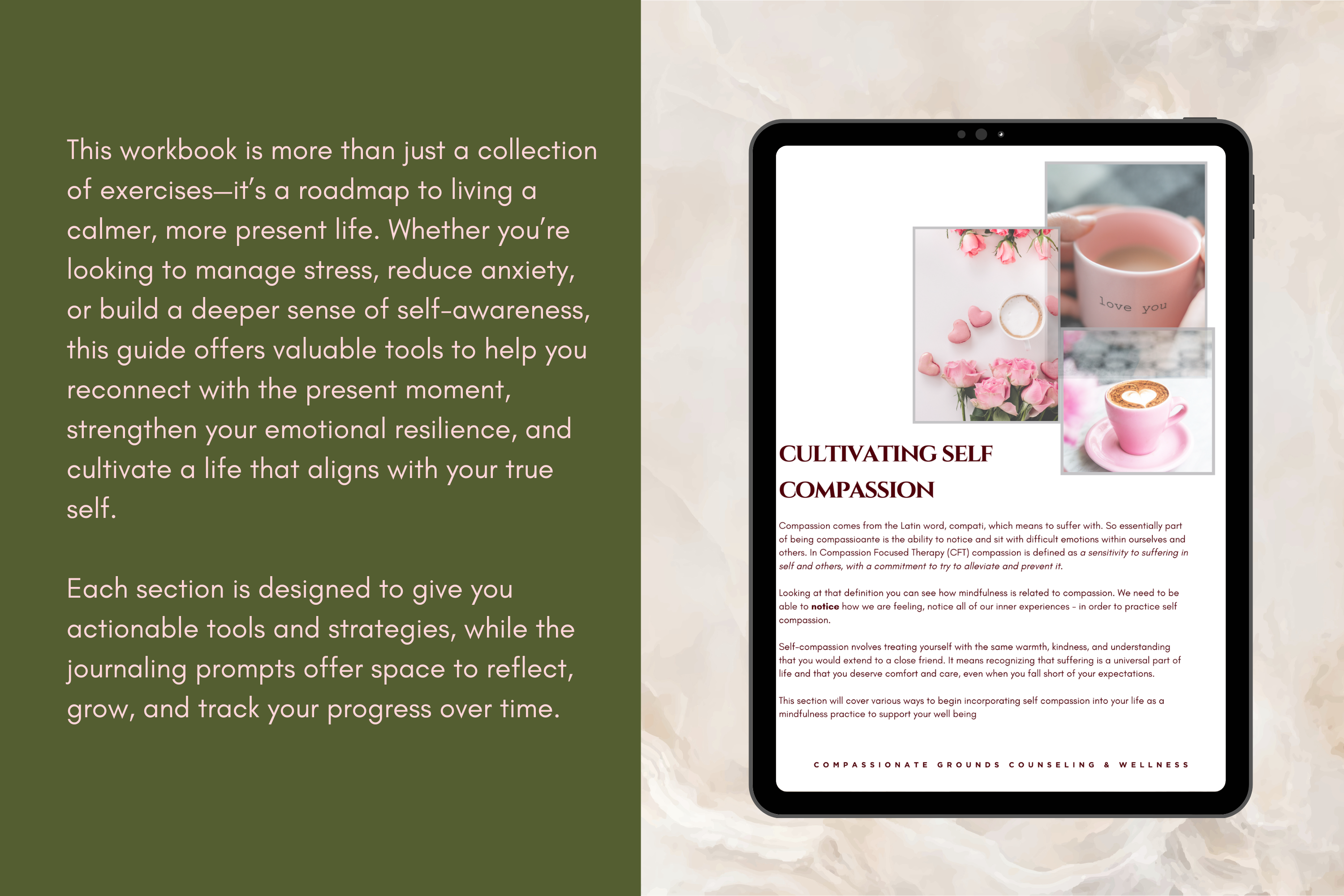 Finding Peace in the Present: A Mindfulness Workbook to Ease Anxiety 