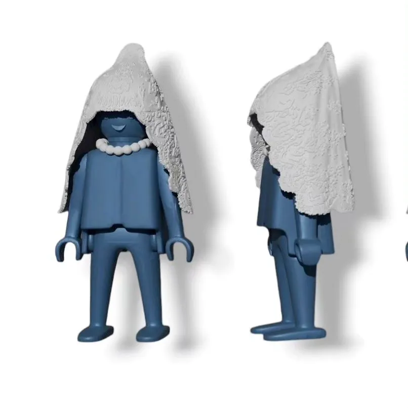 Mantilla ojos tapados