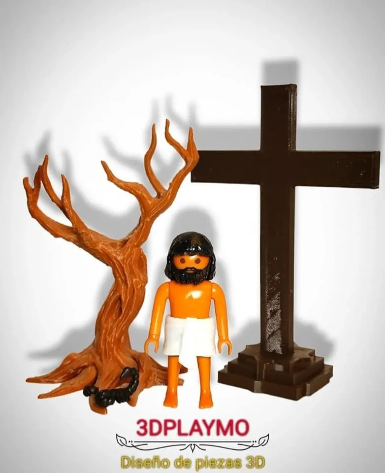 Peluca Cristo con barba