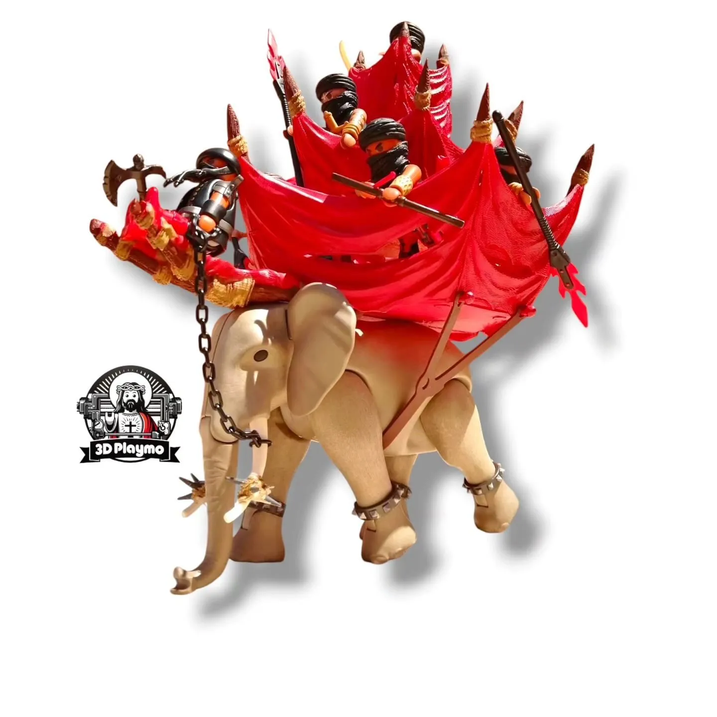 Cesta XLL para elefante de guerra