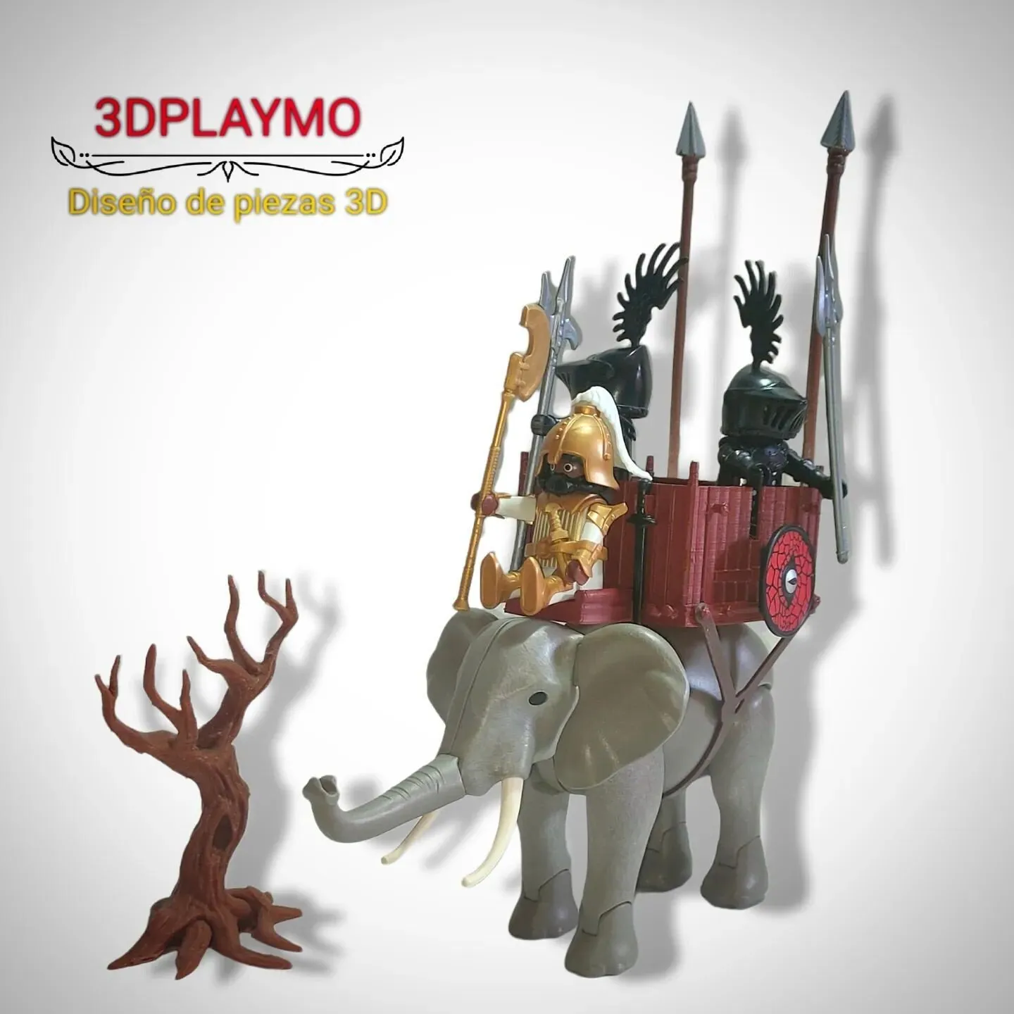 Cesta para elefante de guerra
