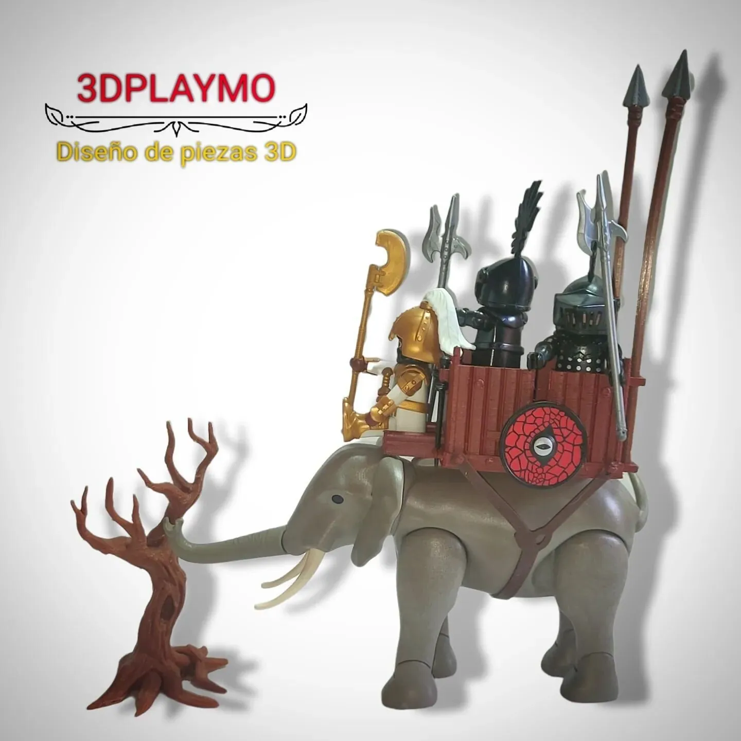 Cesta para elefante de guerra