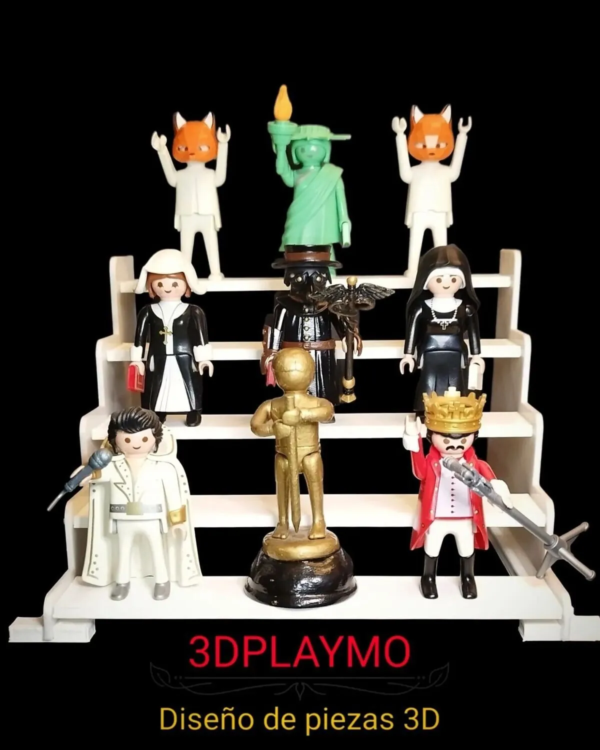 Estanterías para Playmobil 