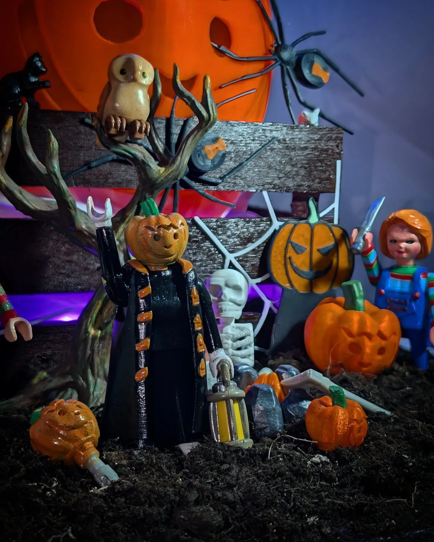 Cabeza calabaza Playmobil