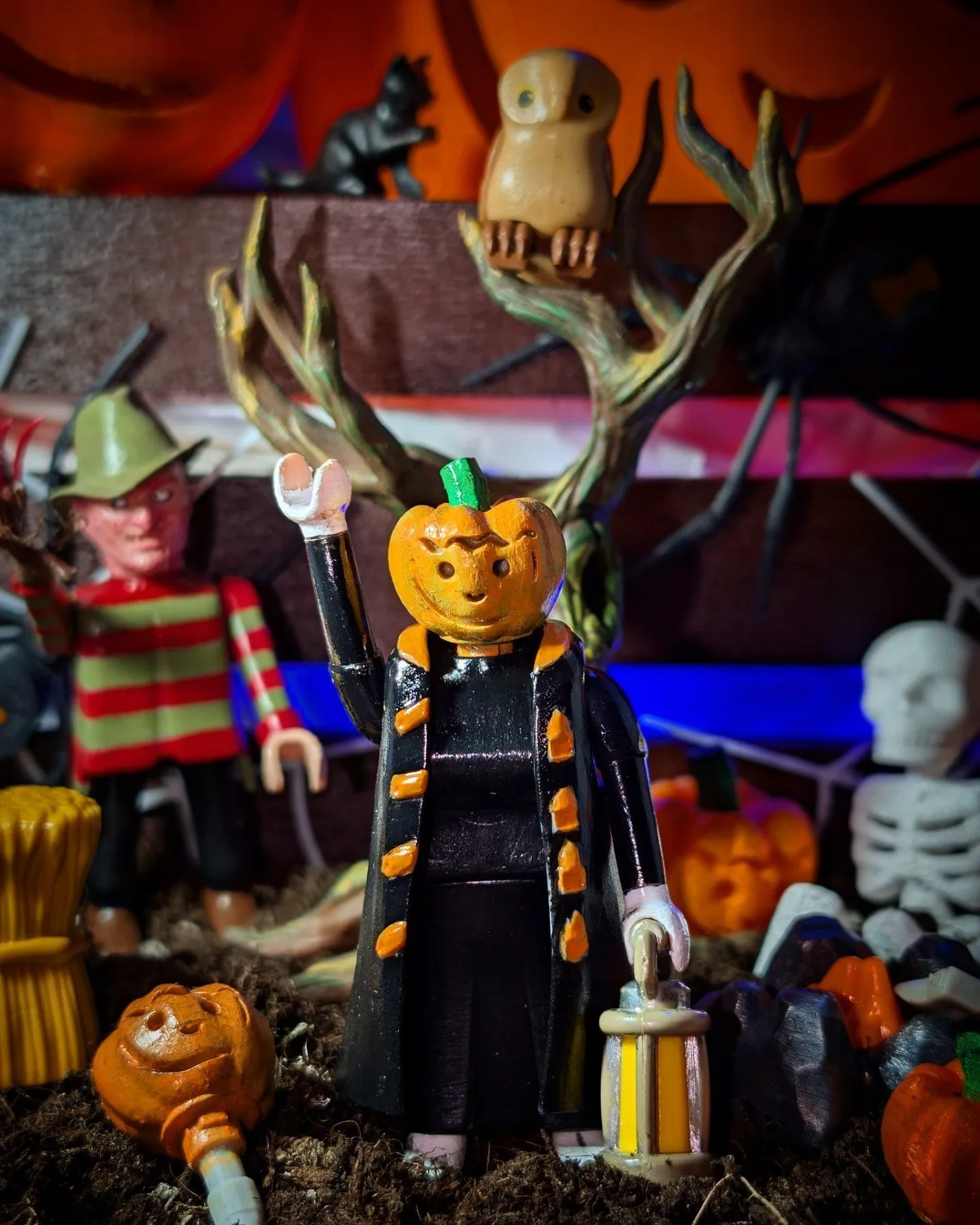 Cabeza calabaza Playmobil