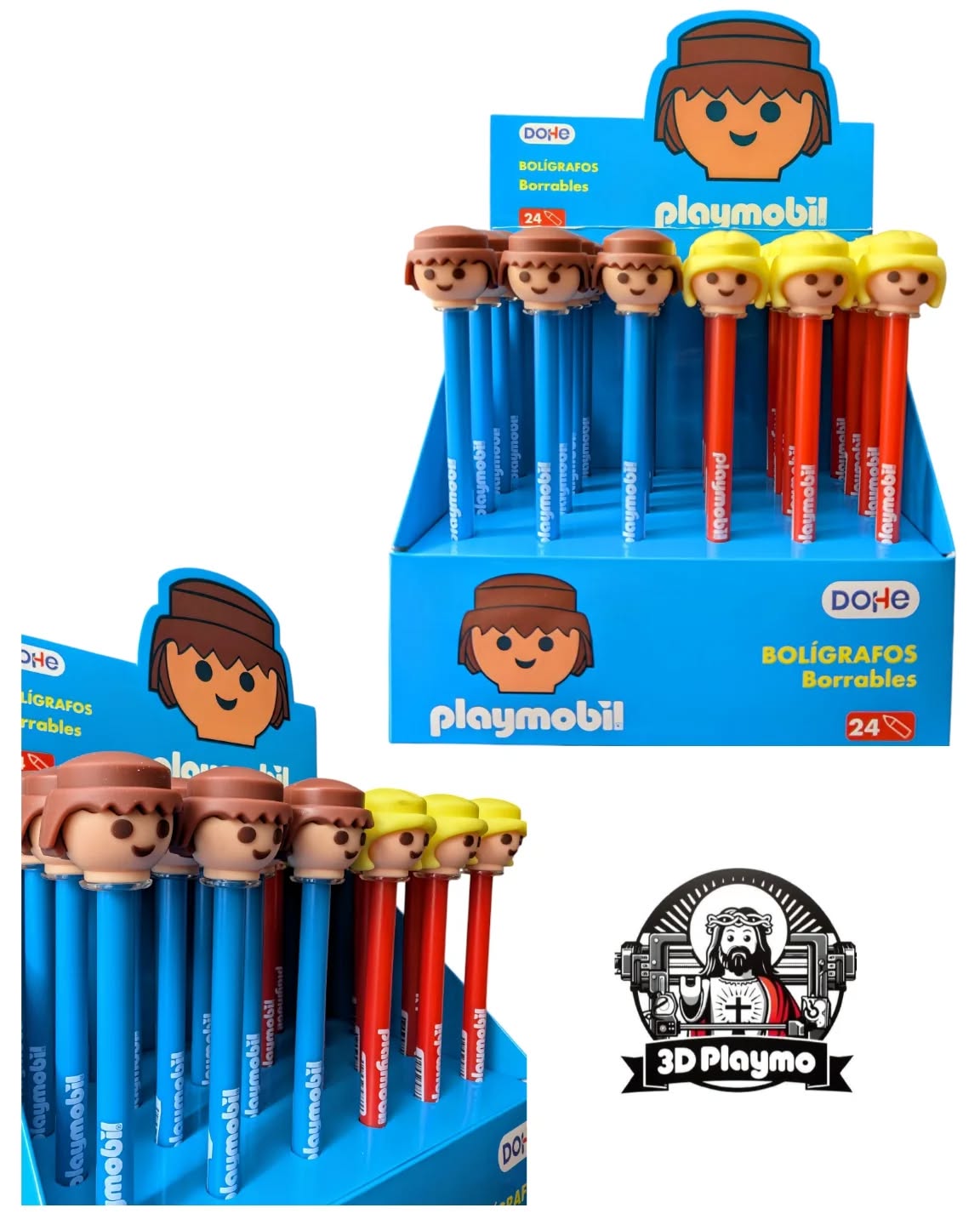 Bolígrafos Borrables Playmobil