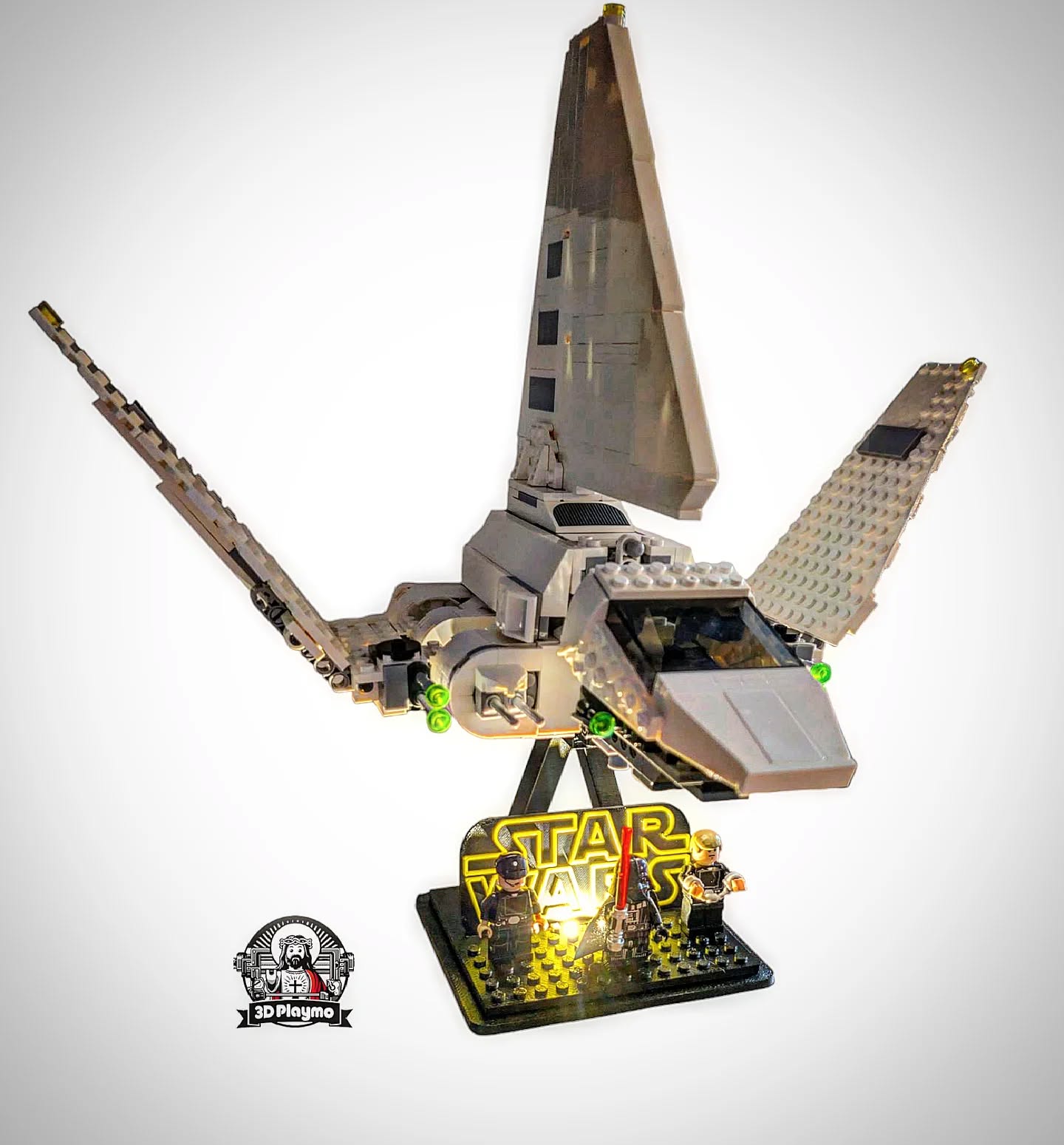 Expositor para naves de Star Wars con luz LED
