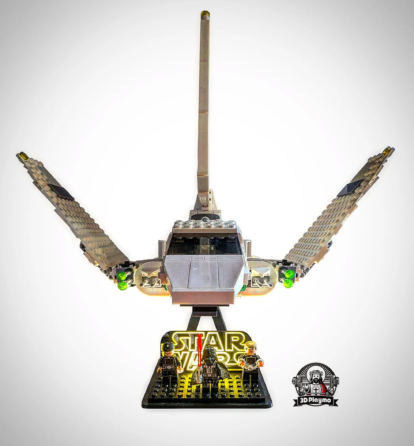 Expositor para naves de Star Wars con luz LED