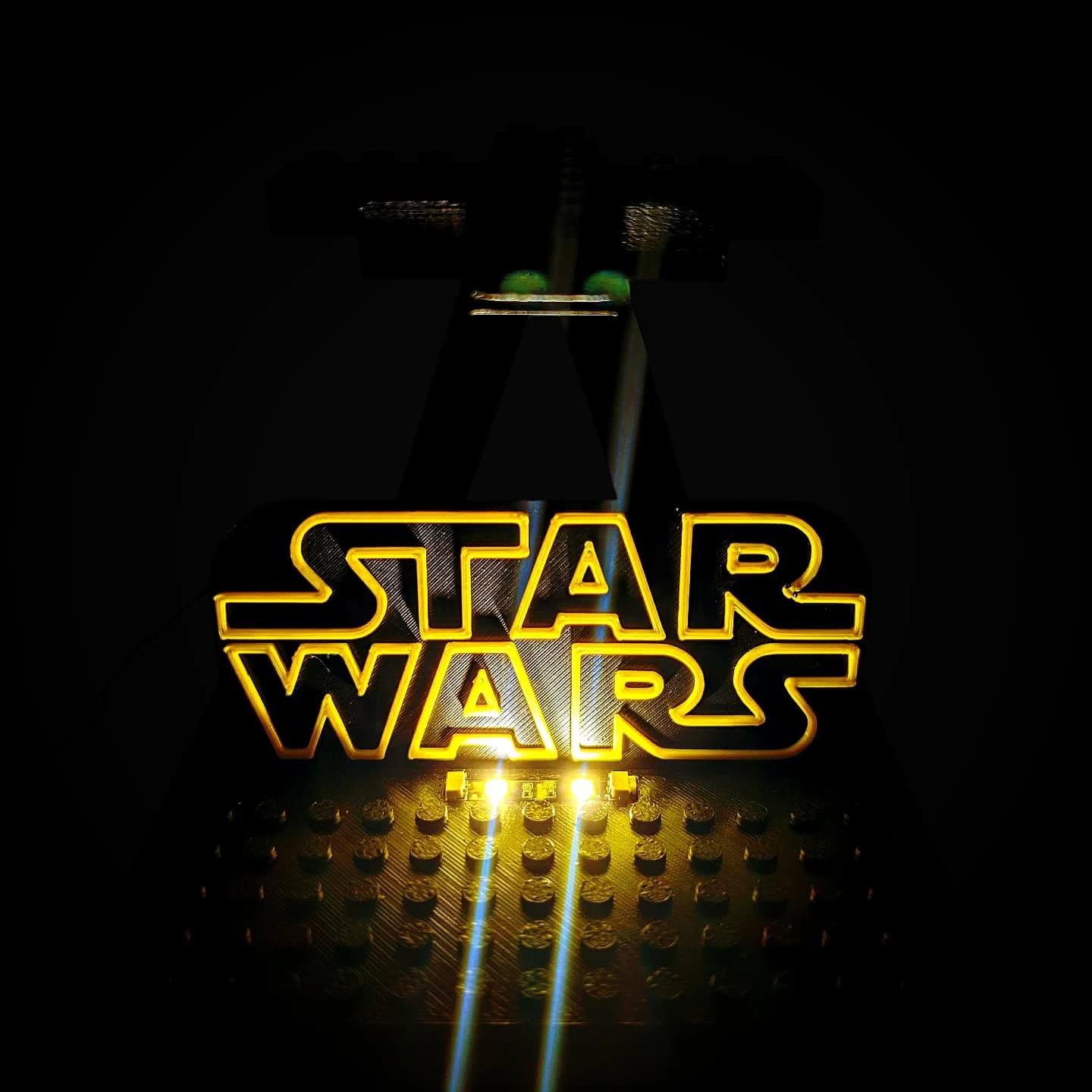 Expositor para naves de Star Wars con luz LED