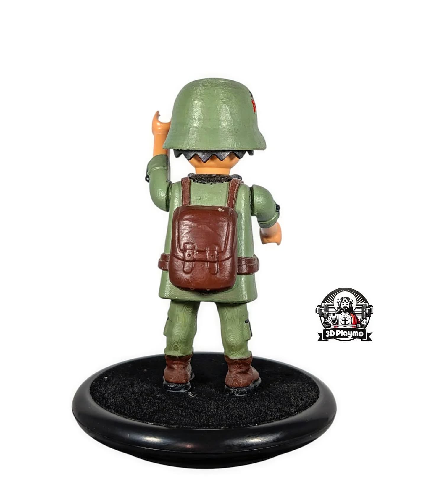Militar torso con mochila grande