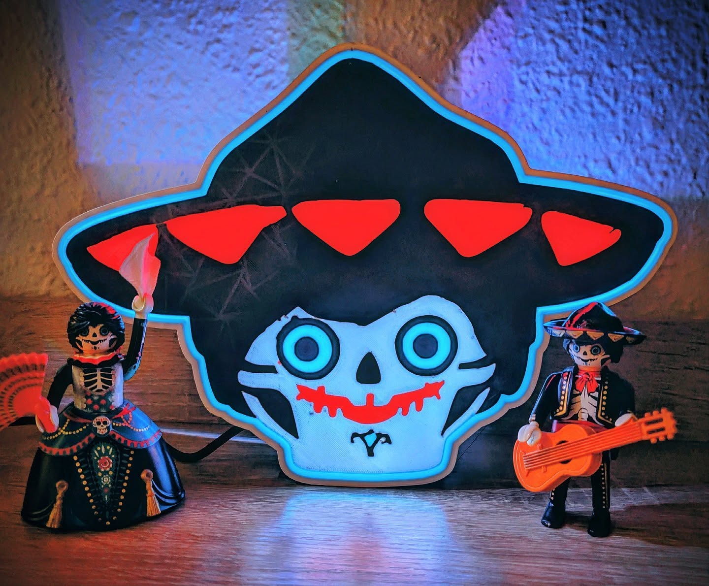 Lámpara decorativa Playmobil Catrina