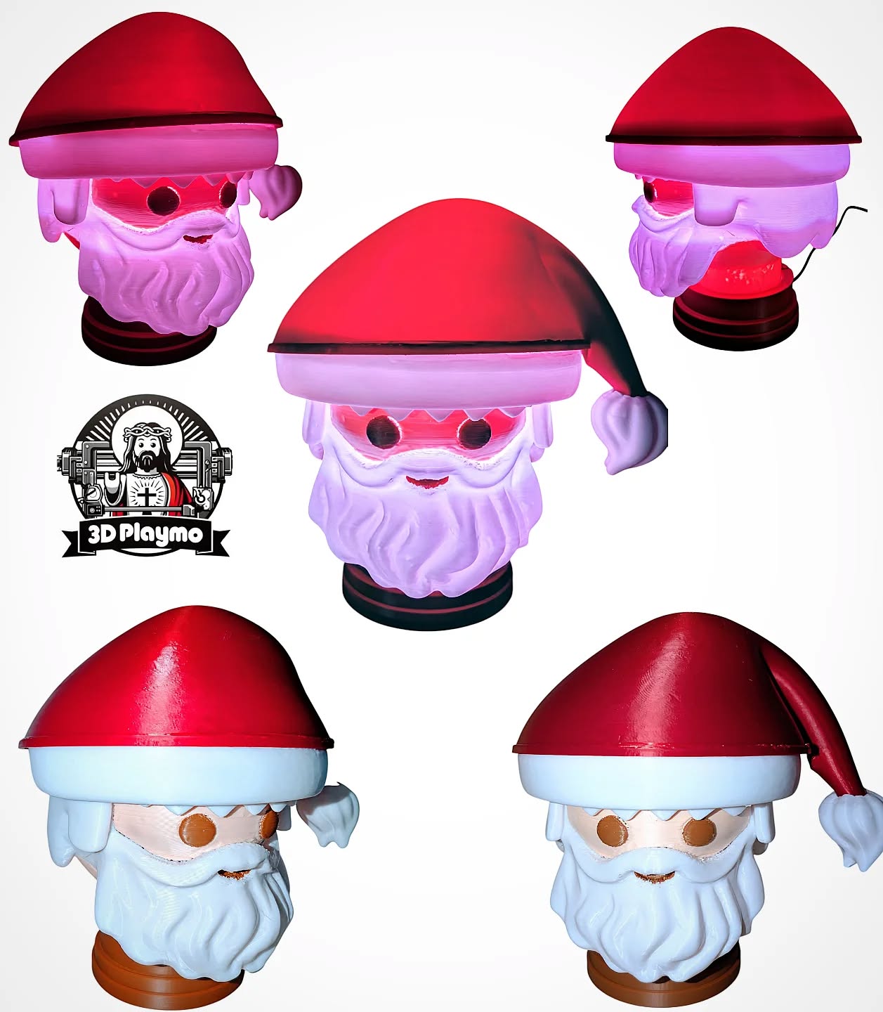 Lámpara decorativa de Papá Noel de Playmobil