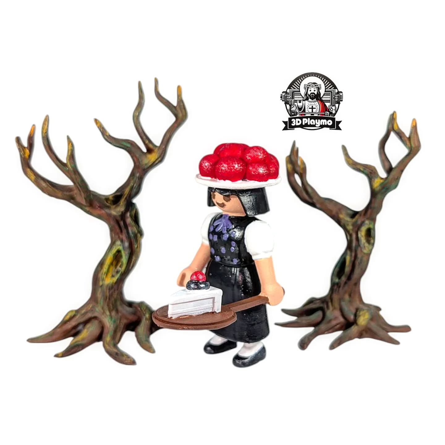 Playmobil con tarta