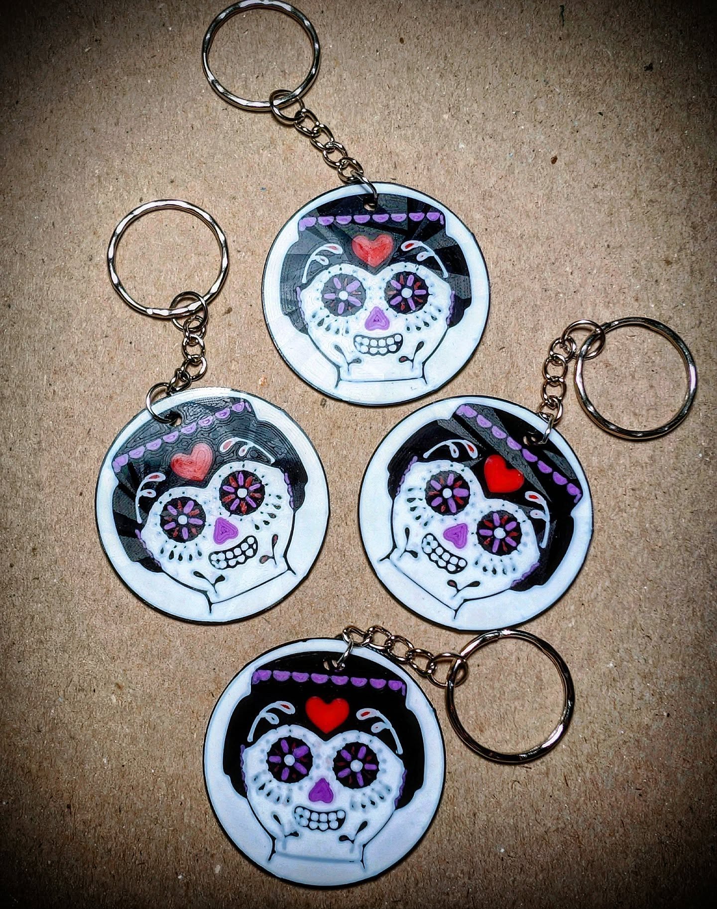 Llaveros de varios tipos