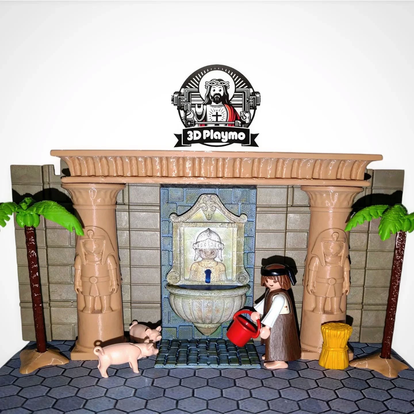 Fuente estilo medieval