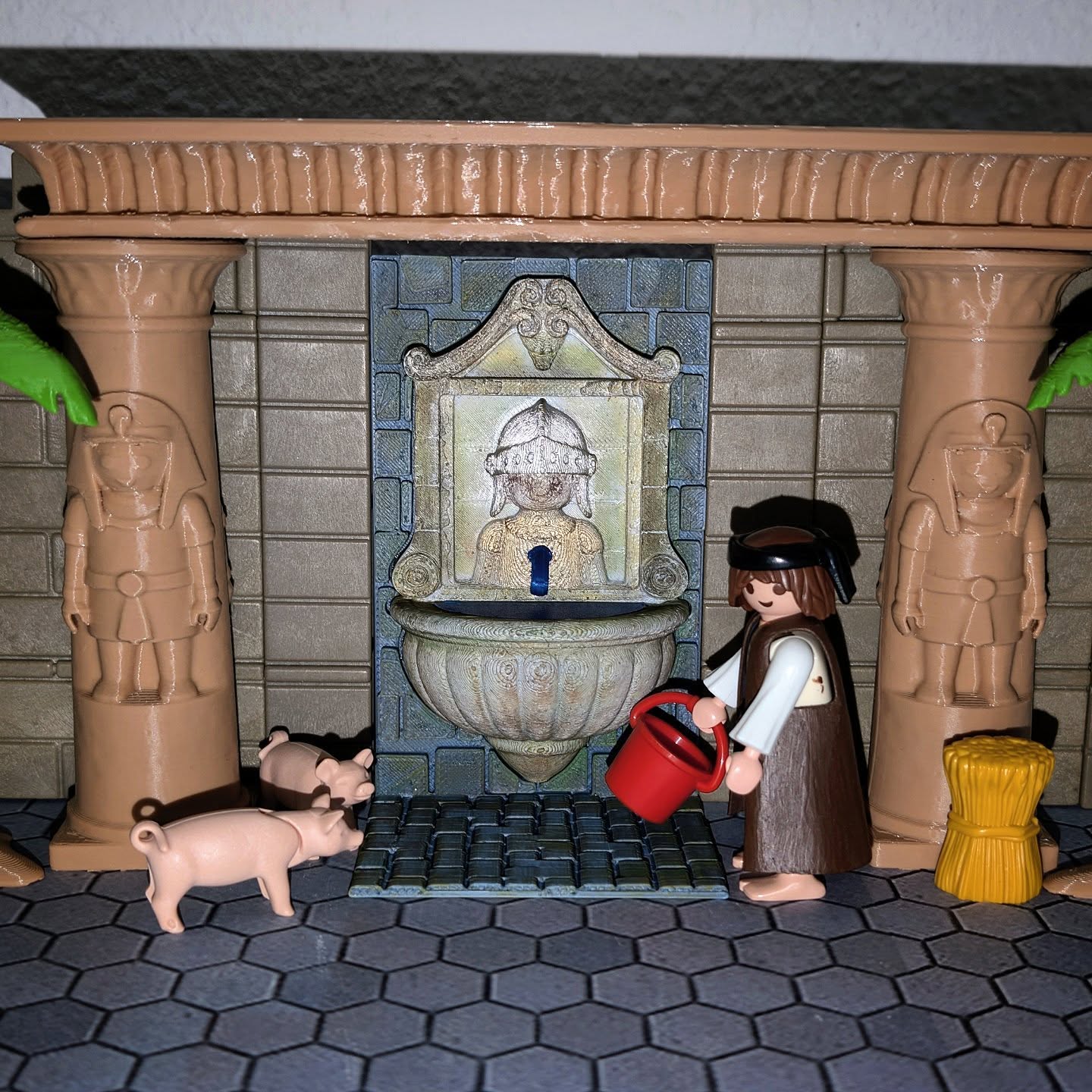 Fuente estilo medieval