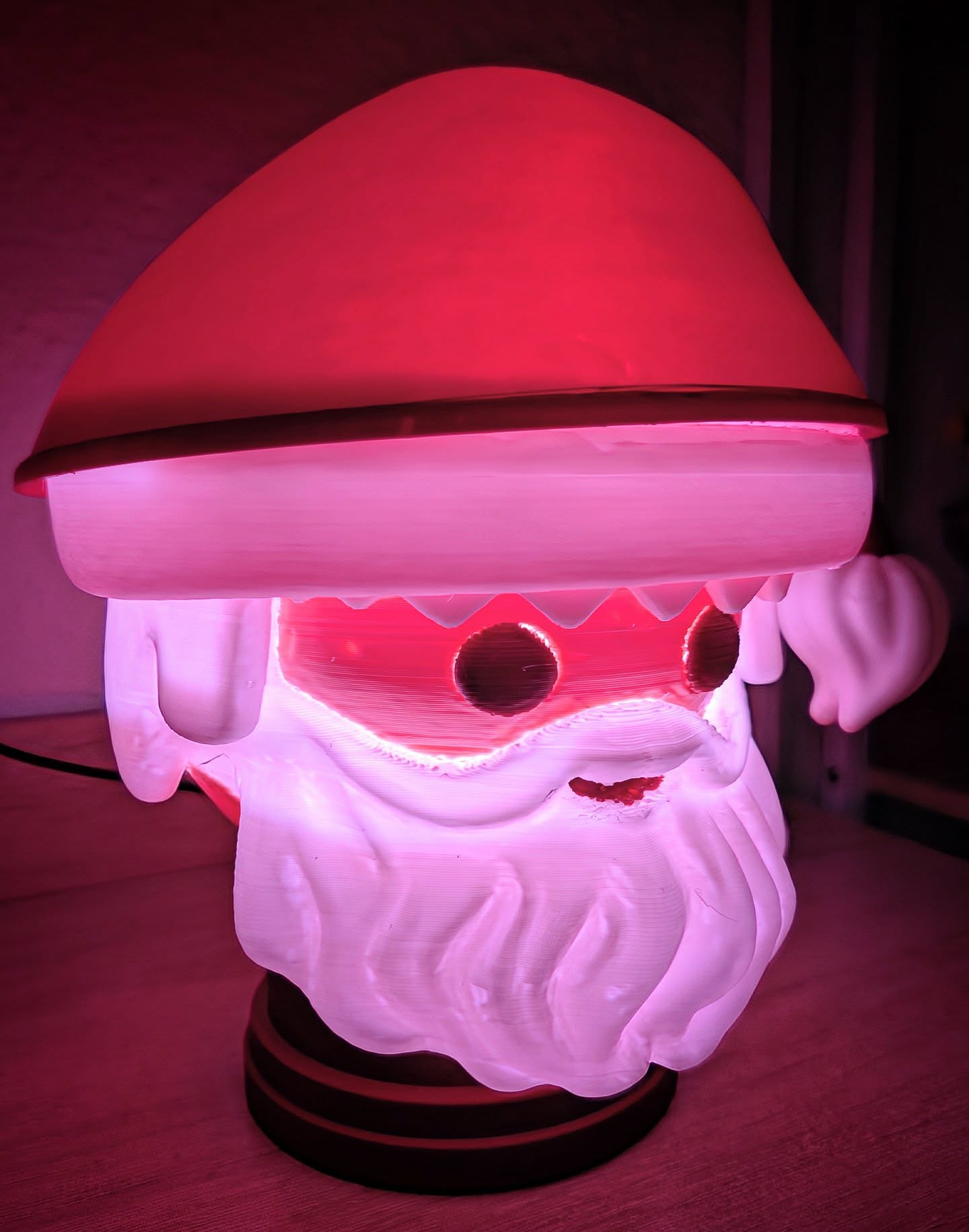Lámpara decorativa de Papá Noel de Playmobil