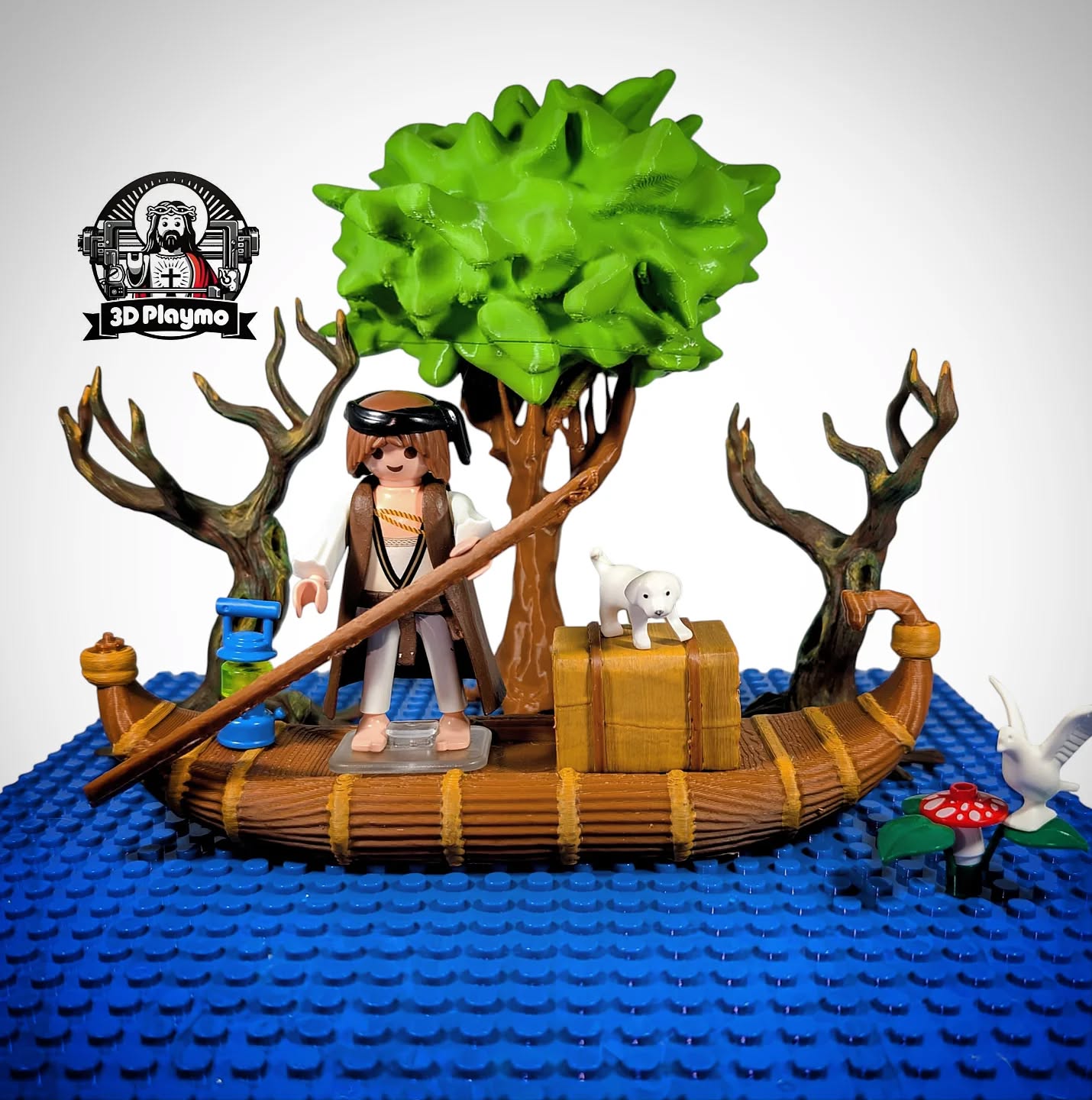 Barcaza Egipcia para Playmobil