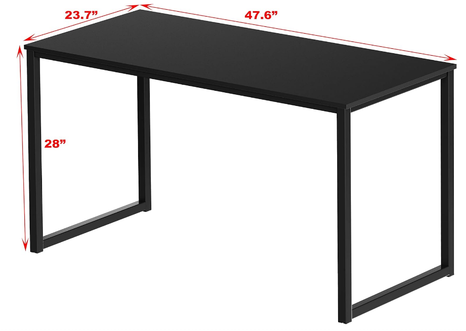 Home Office 48-Inch Computer Desk, Black