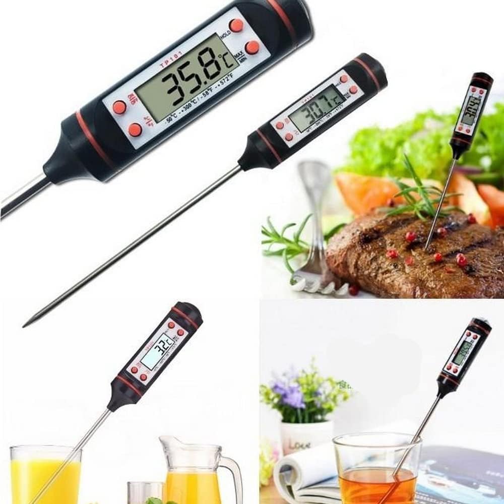 Thermomètre à immersion pour mesurer la température des liquides et viande