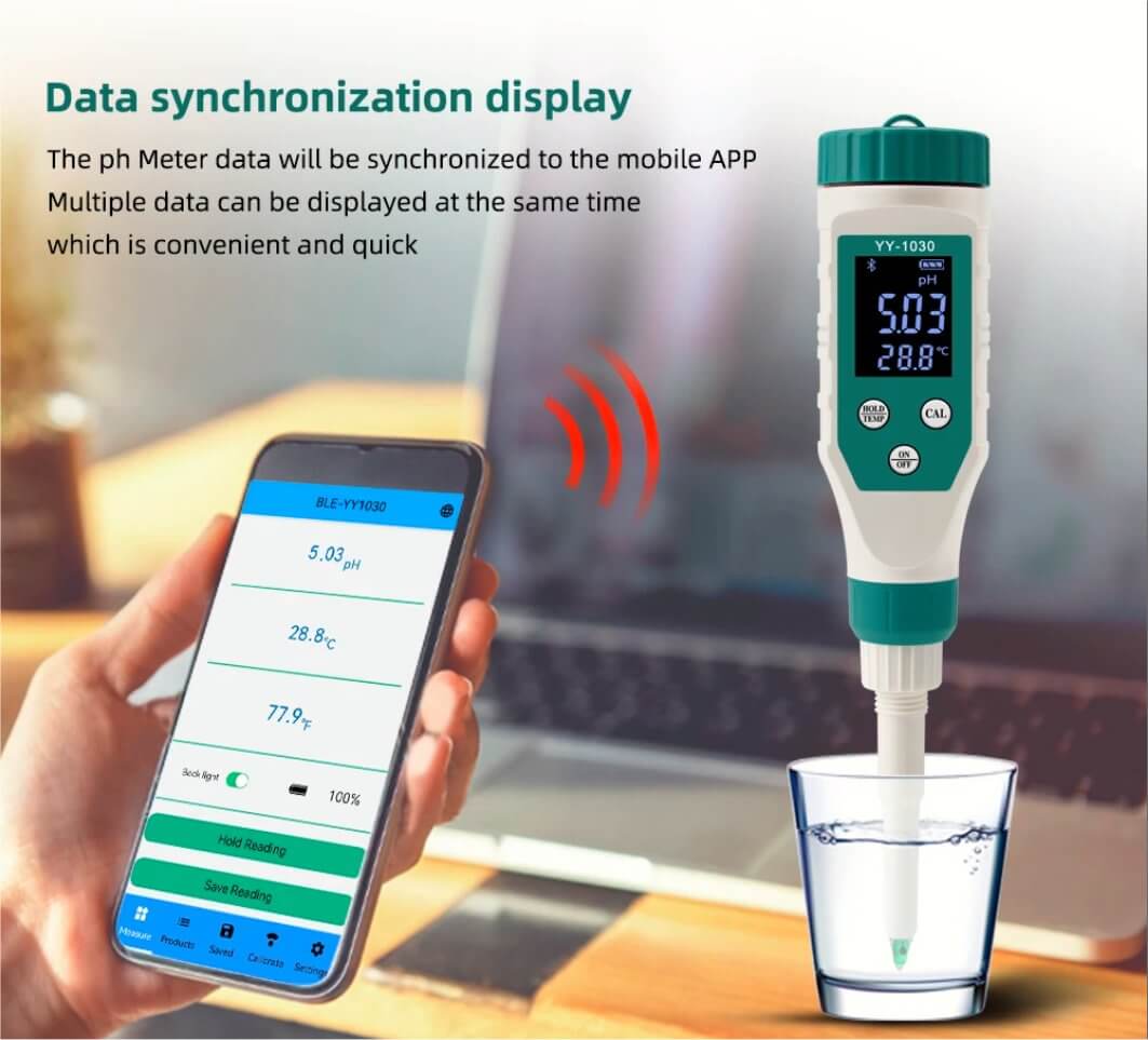 pH-mètre Alimentaire Bluetooth''