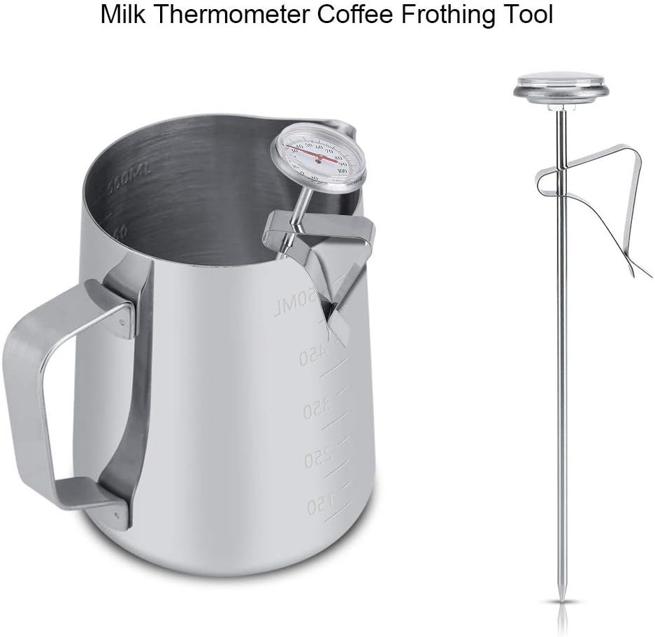 -10~110℃ Thermomètre à Lait en Acier Inoxydable