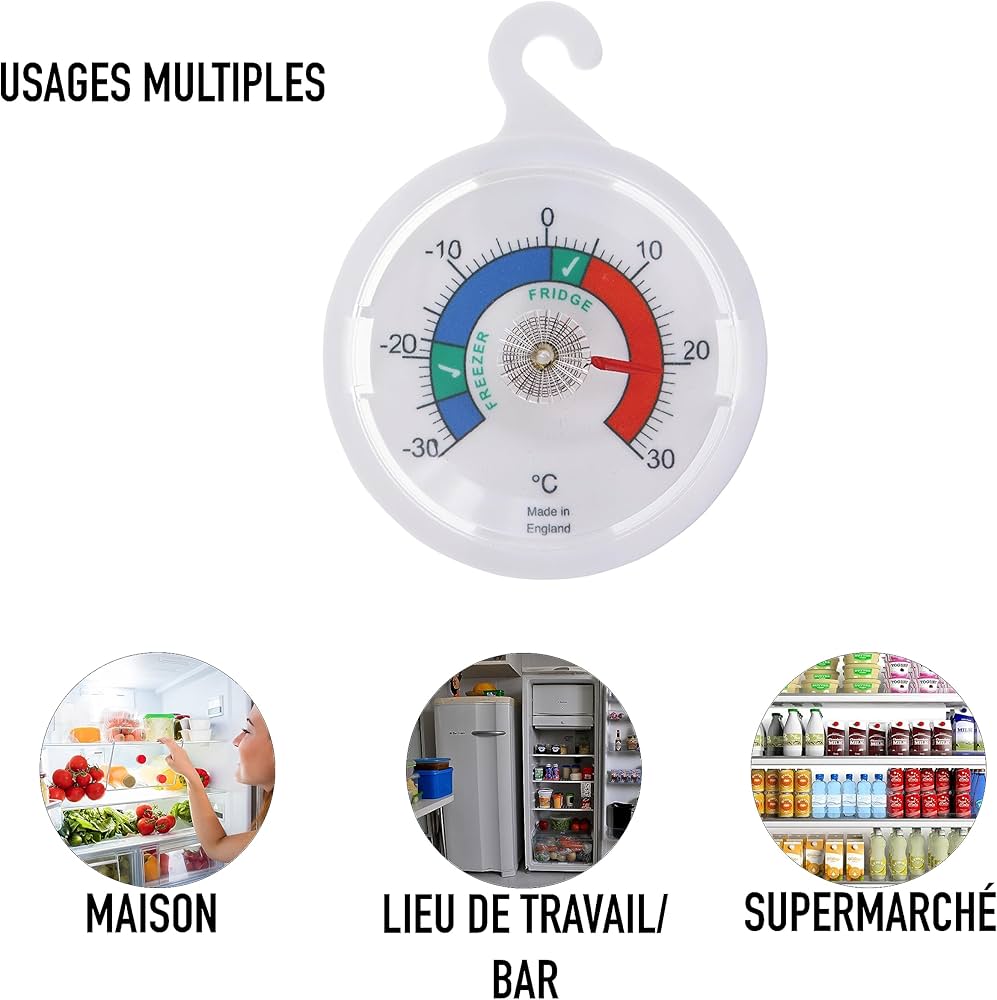 Mini thermomètre numérique à crochet