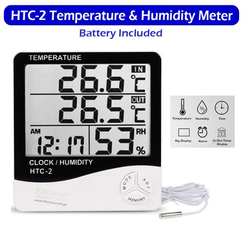 HTC 2 Hygrometer  Thermometre – Temperature and Humidity